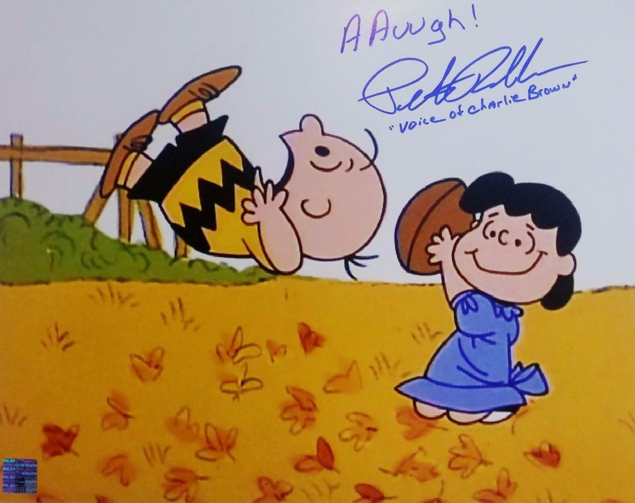 PETER ROBBINS Voice CHARLIE BROWN Signed 11x14 Photo Poster painting w/ Official CB Hologram