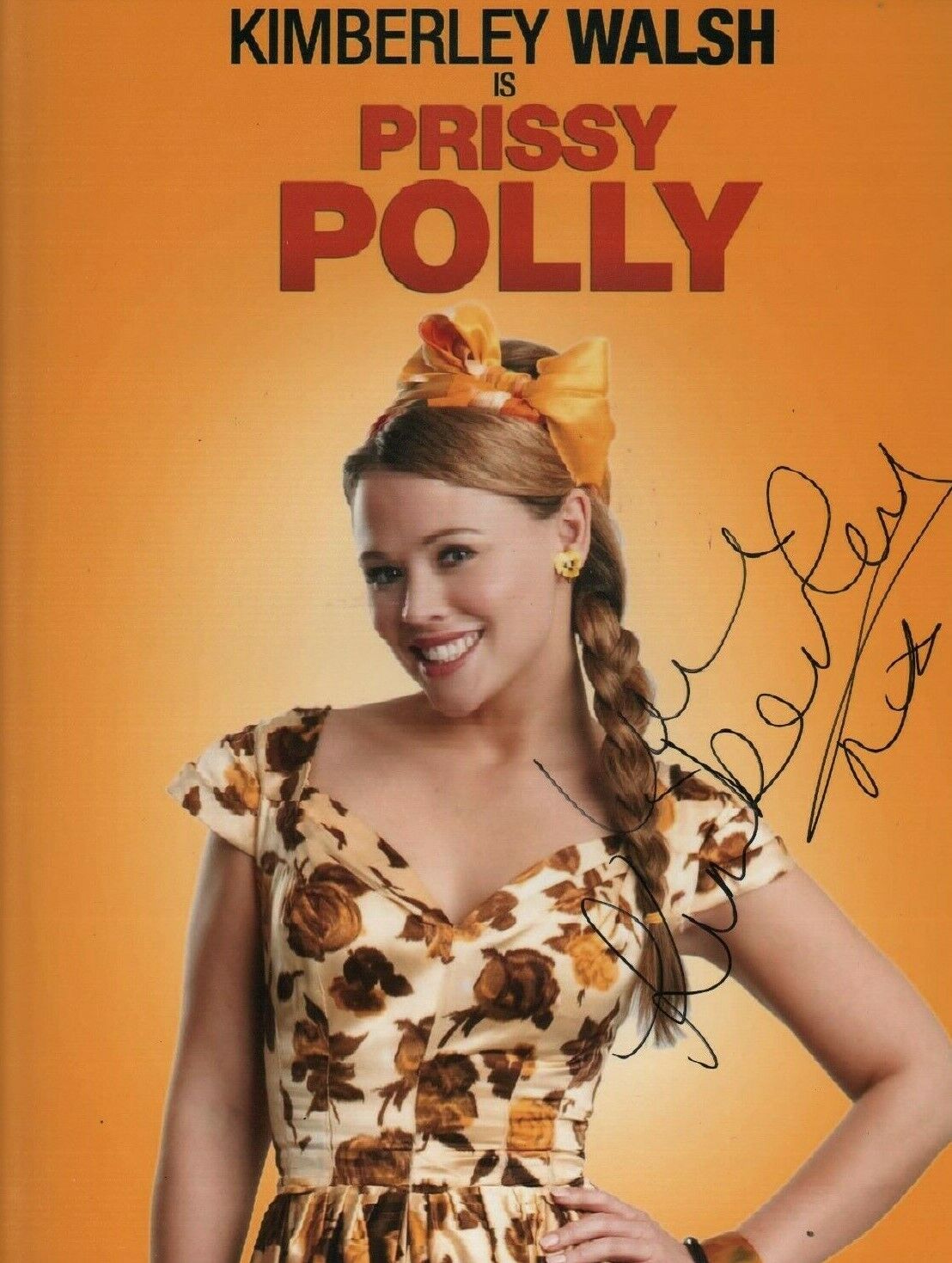 Kimberley Walsh (Girls Aloud) **HAND SIGNED** 16x12 Photo Poster painting ~ AUTOGRAPHED