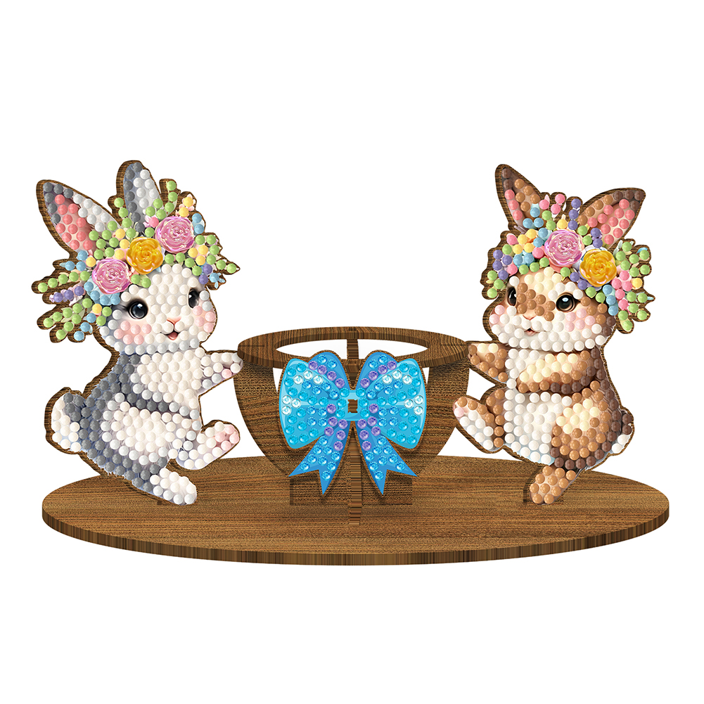 Special Shape Rabbit Desktop Diamond Painting Ornaments for Home Decoration