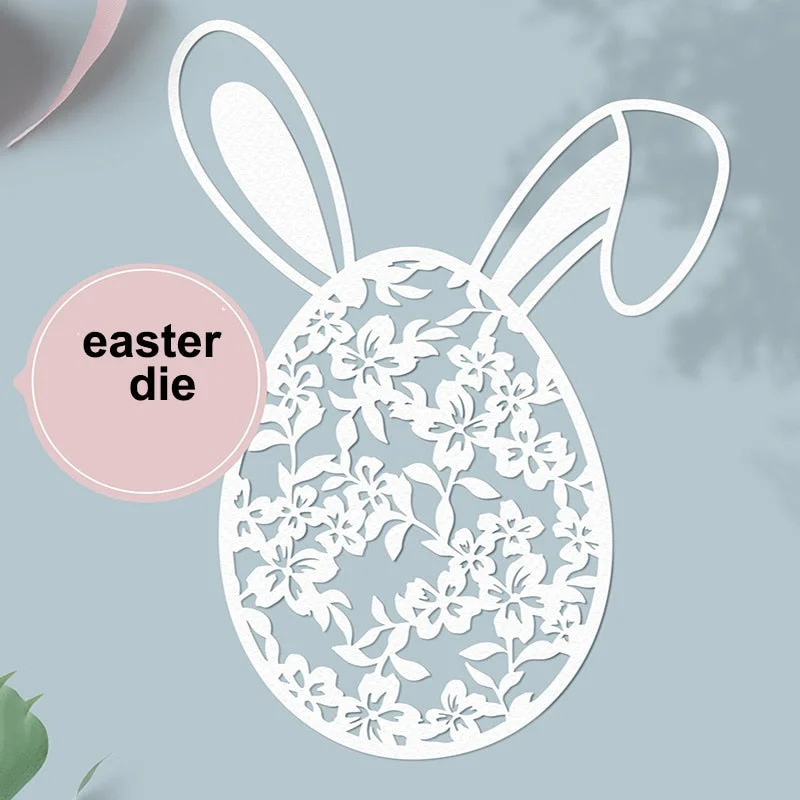 Top ExPRESSION Craft metal cutting dies cut die mold Easter Bunny egg Scrapbook paper knife mould blade punch stencils dies