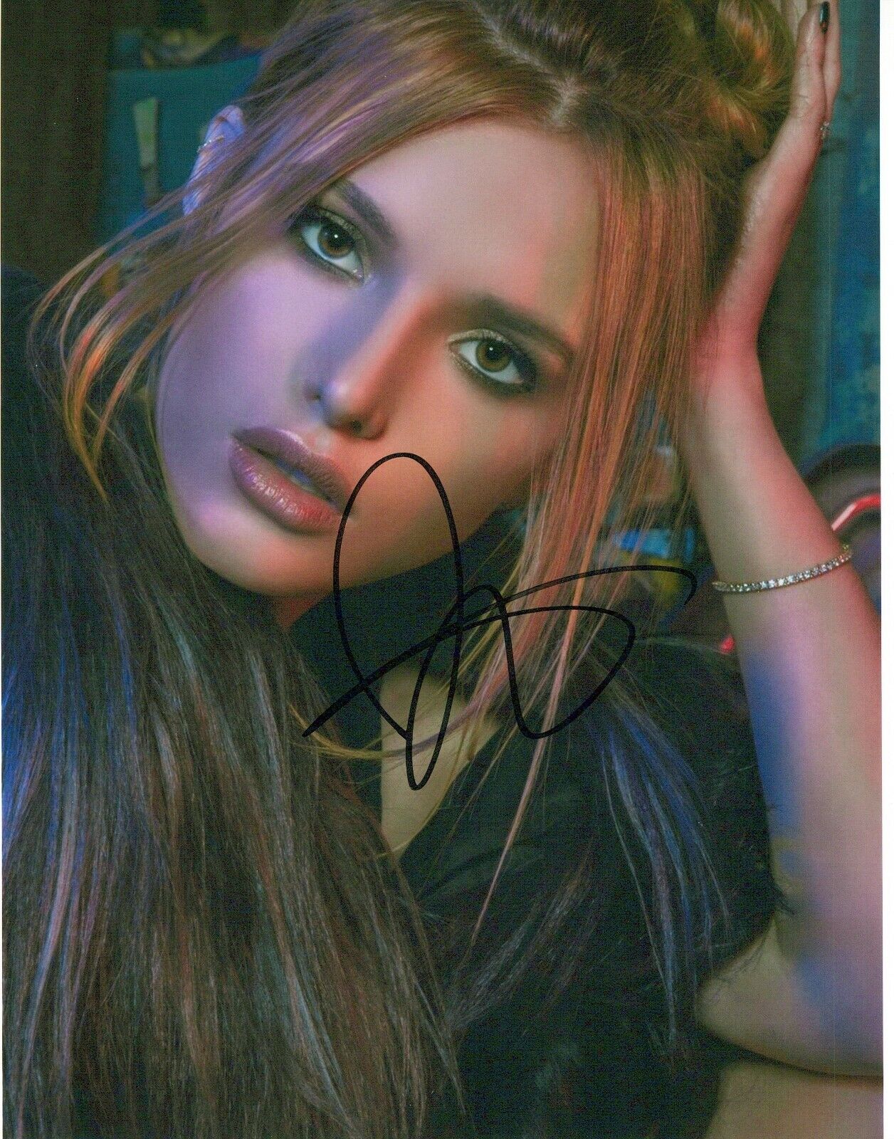 Bella Thorne glamour shot autographed Photo Poster painting signed 8x10 #30