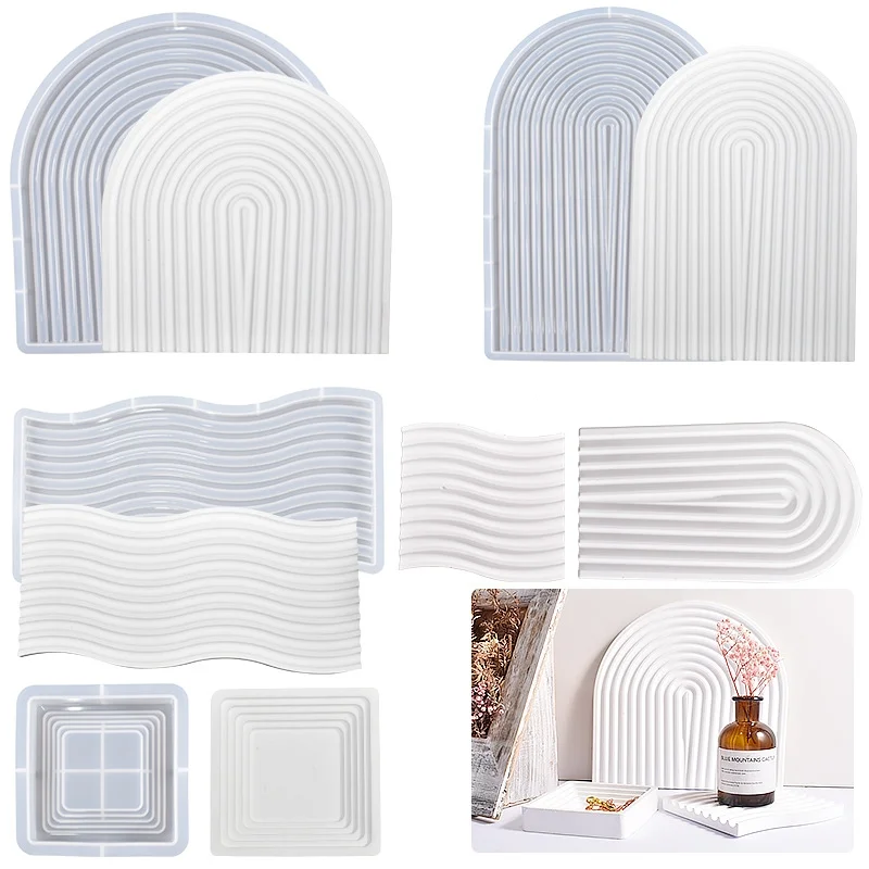 Wave Terraces Storage Tray Silicone Mold