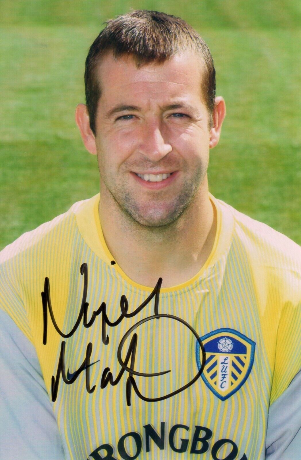 NIGEL MARTYN AUTOGRAPH, LEEDS UNITED, FOOTBALL