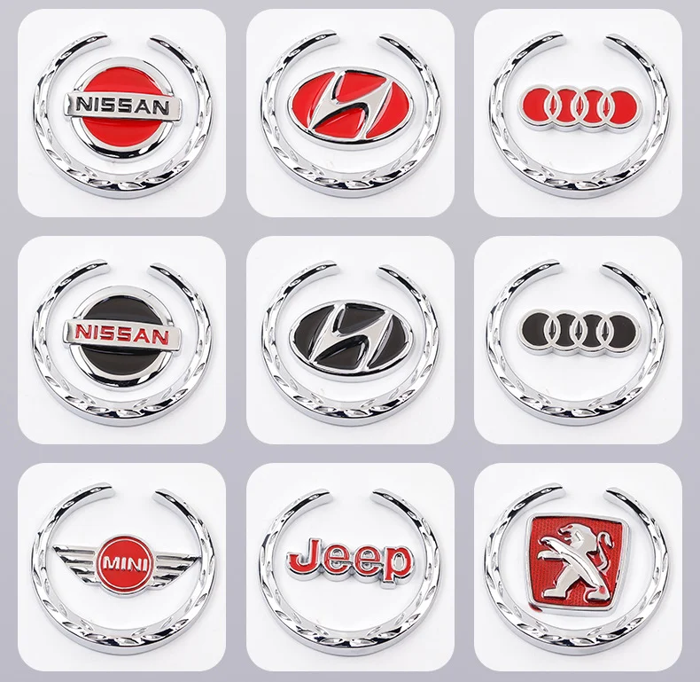 Special car modified metal three-dimensional car sticker