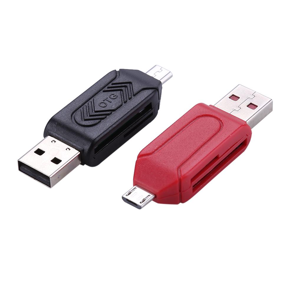 

2 in 1 Multi-Function USB2.0 OTG Card Reader TF/SD Card Reader Adapter, 501 Original