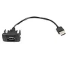 Car Dash Flush Mount USB 2.0 Port Panel Extension Cable Adapter for Vigo