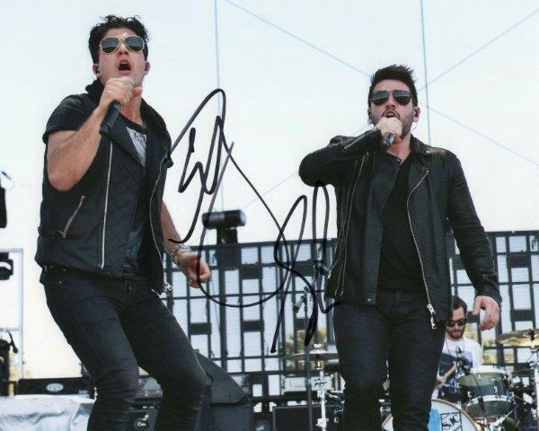 REPRINT - DAN AND SHAY Pop Country Autographed Signed 8 x 10 Photo Poster painting Poster RP