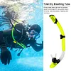 Diving Snorkel Full Dry Underwater Breathing Tube Silicone Snorkeling Gear