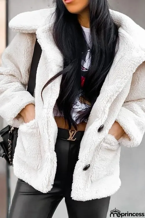 LAM Button Pockets Coat