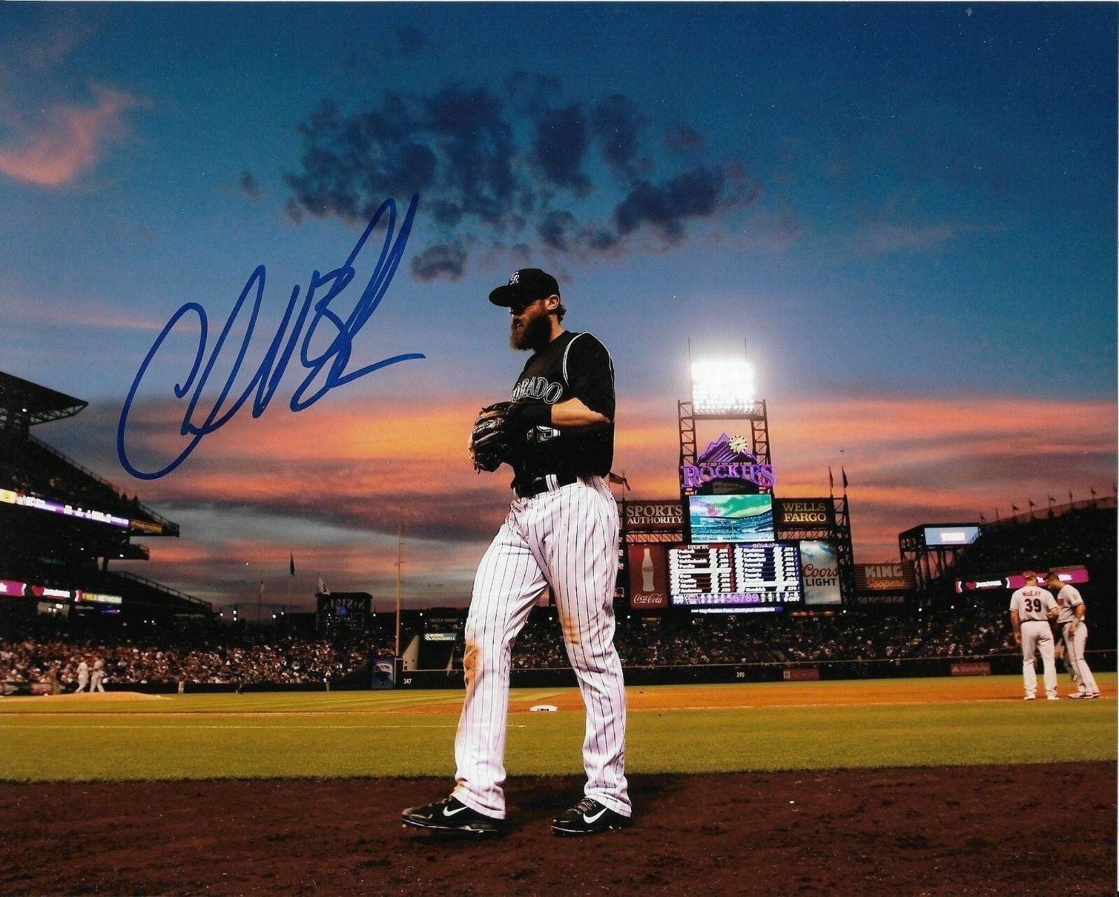 Charlie Blackmon Autographed Signed 8x10 Photo Poster painting ( Rockies ) REPRINT