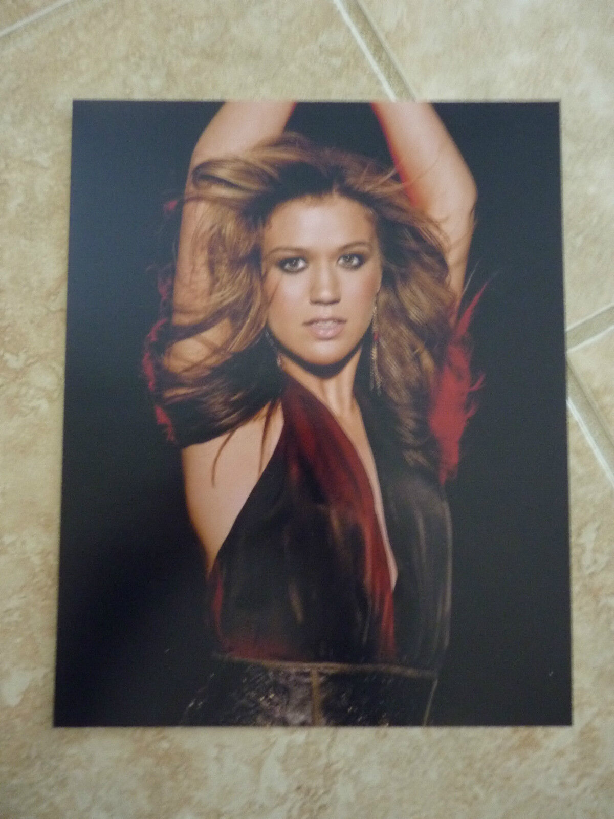 Kelly Clarkson American Idol Color 8x10 Photo Poster painting Promo