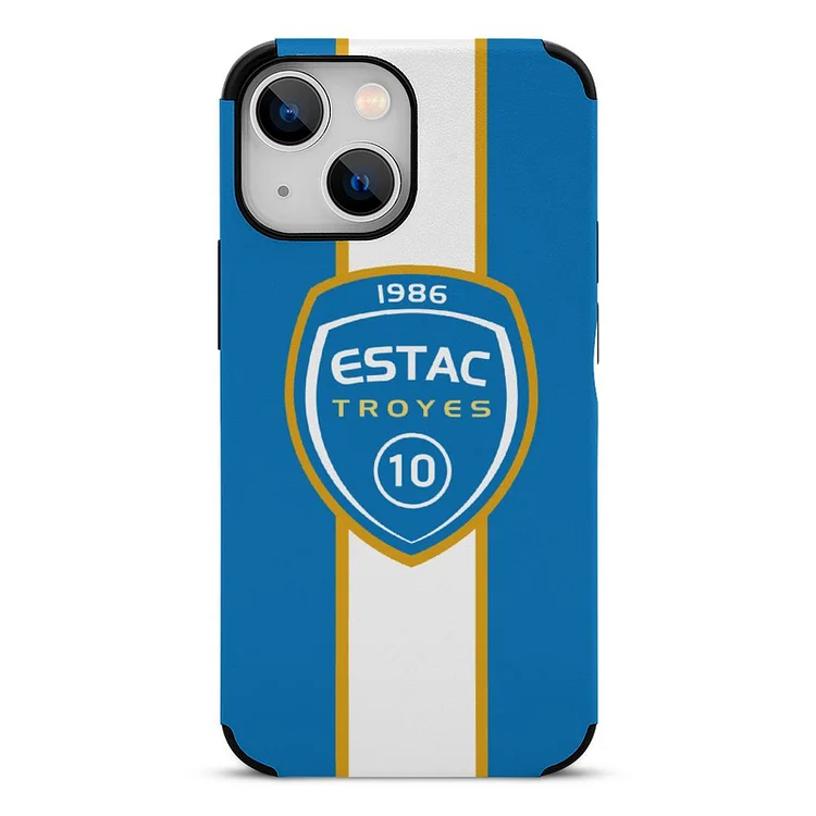 ES Troyes AC Caen Cadre TPU Souple Phone Case Pour IPhone 13