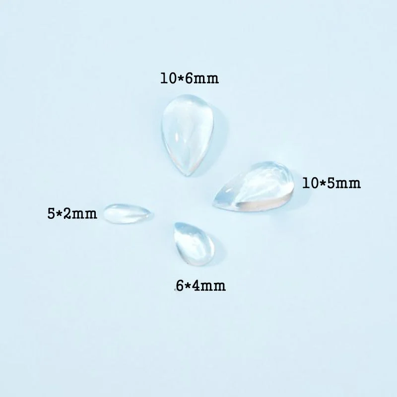 100/200/500pcs Simulation Dewdrop Waterdrop Card Making Accessories Metal Cutting Dies And Stamps Scrapbooking Embossing Decor