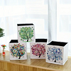 5D Diamond Painting Folding Storage Basket Box Embroidery Cross-stitch Picture Art Craft For Home Closet Cabinet Bedroom Toy Sundry Organizer (Season Tree)