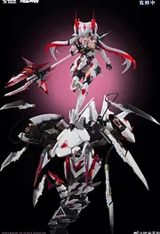 核金重構 ANIMESTER 1/12 機甲少女 紫微星 白 美少女 可動 プラモデル