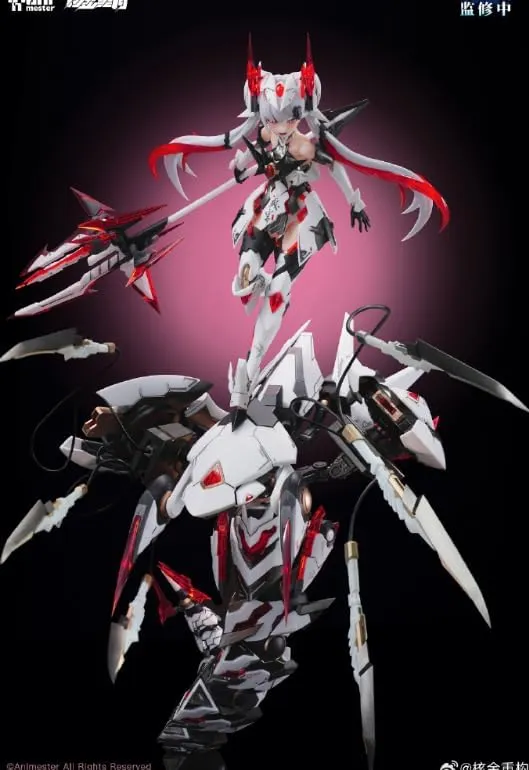 核金重構 ANIMESTER 1/12 機甲少女 紫微星 白 美少女 可動 プラモデル