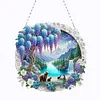 DIY Landscape Bear Diamond Painting Hanging Pendant