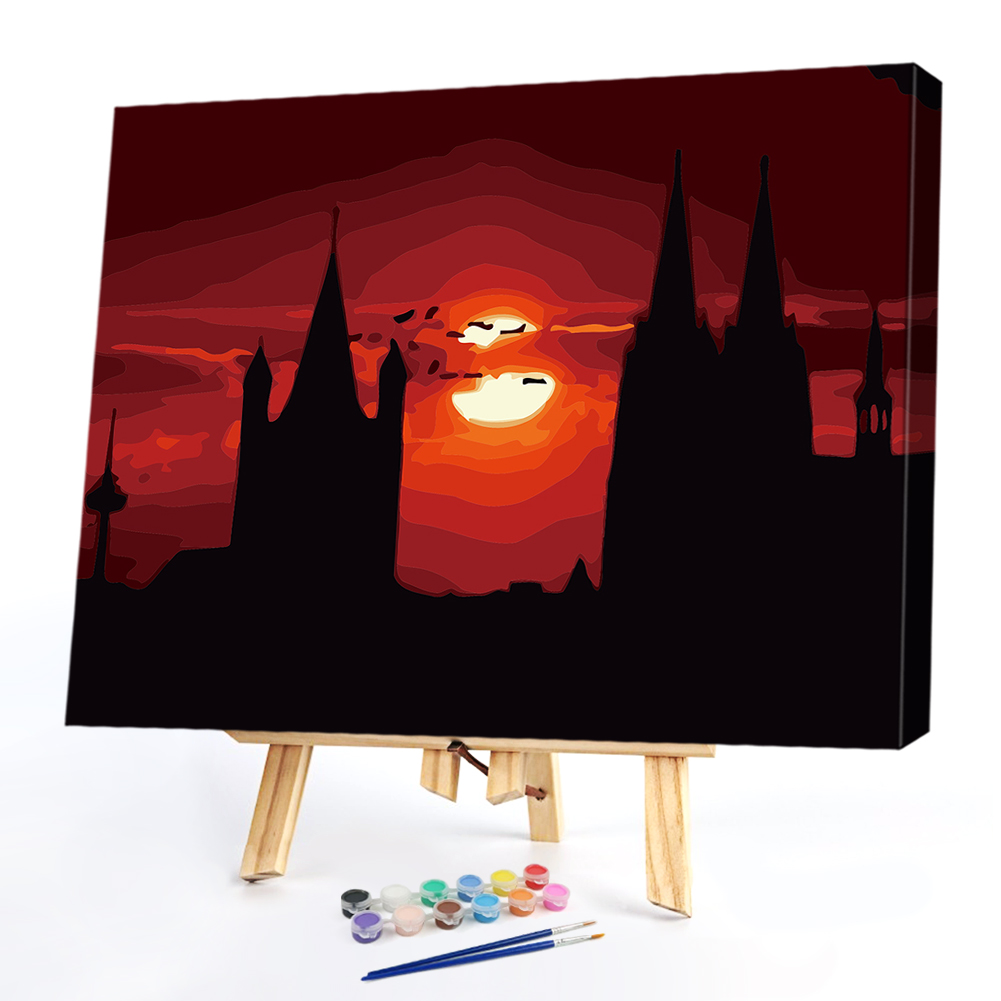 

40*50cm - Paint By Numbers - Fantasy Sunset, 501 Original