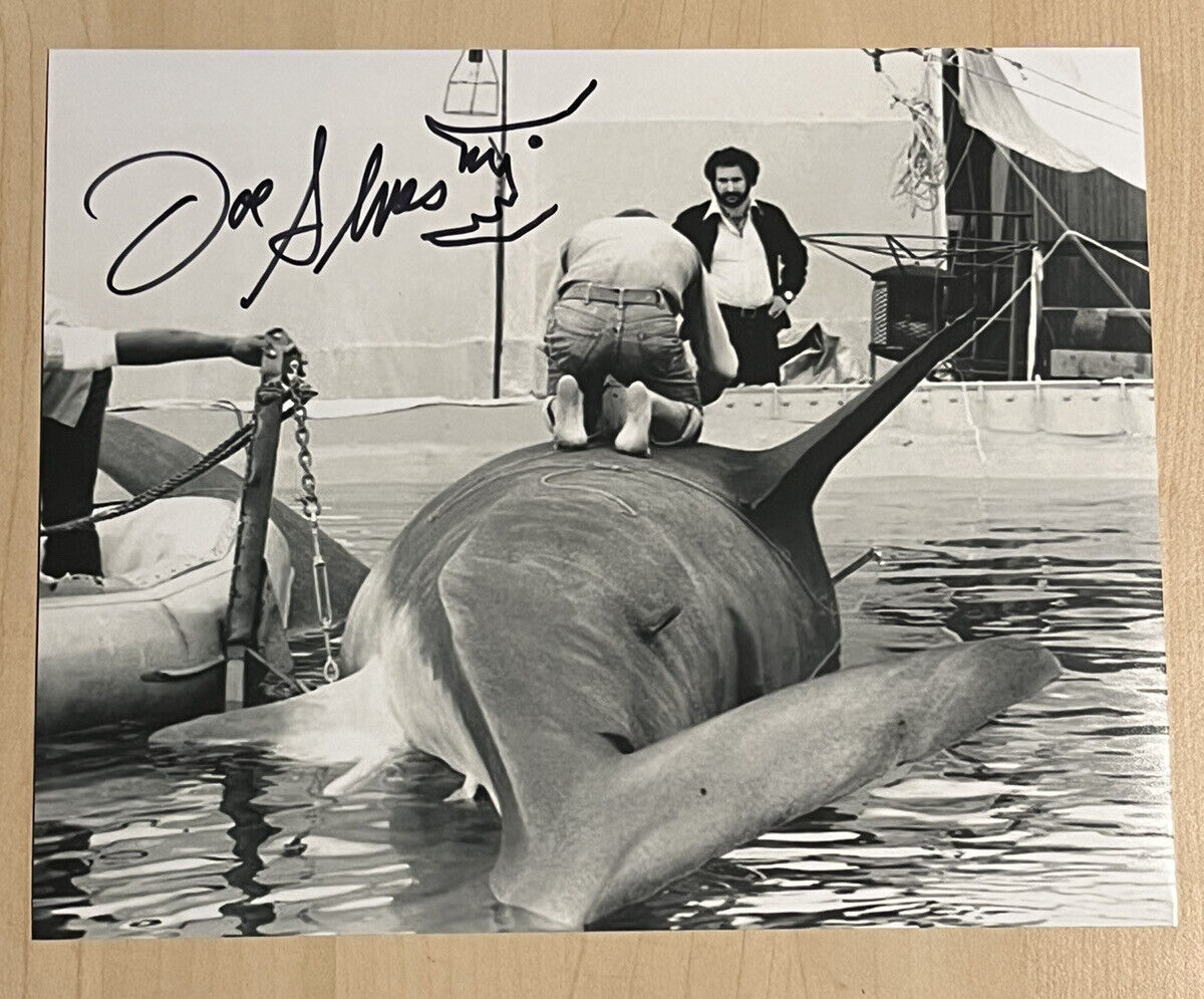 JOE ALVES HAND SIGNED 8x10 Photo Poster painting AUTOGRAPHED JAWS MOVIE SHARK DESIGNER COA