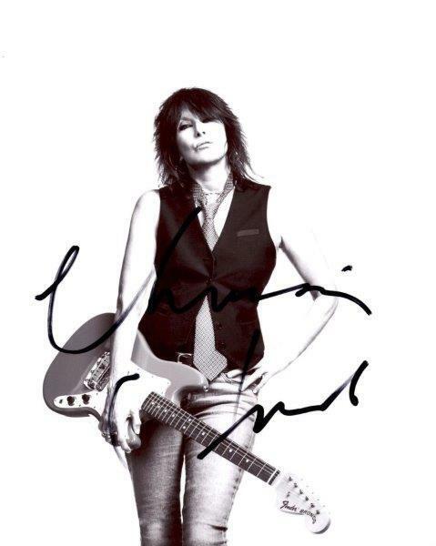 REPRINT - CHRISSIE HYNDE The Pretenders Singer Signed 8 x 10 Photo Poster painting Man Cave