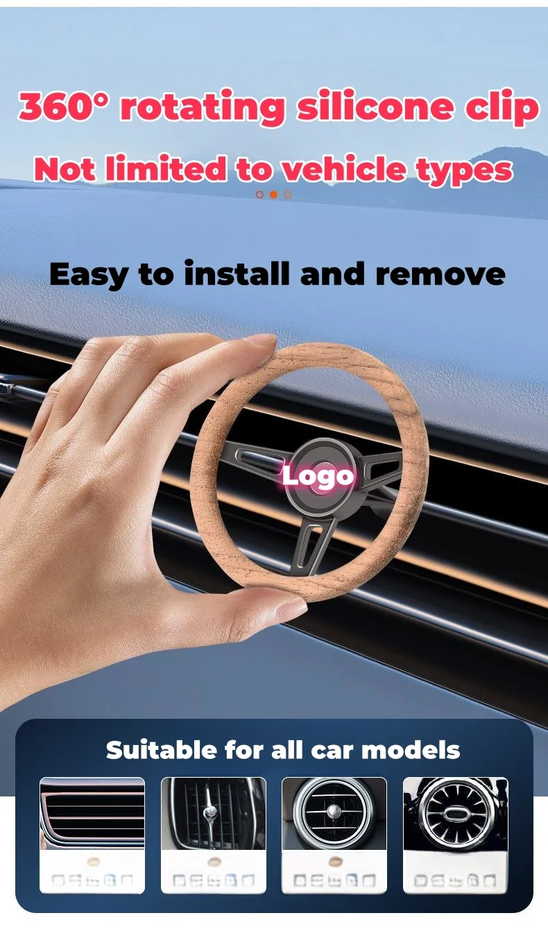 Car retro walnut car aromatherapy