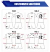 Luson Hot Sale Sublimated 100% Polyester Breathable Quick Dry Football Soccer Jerseys Sports T Shirt Custom Soccer Jersey