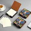 Elephants PU Diamond Painting Notecard Box 5D DIY Diamond Art Note Box