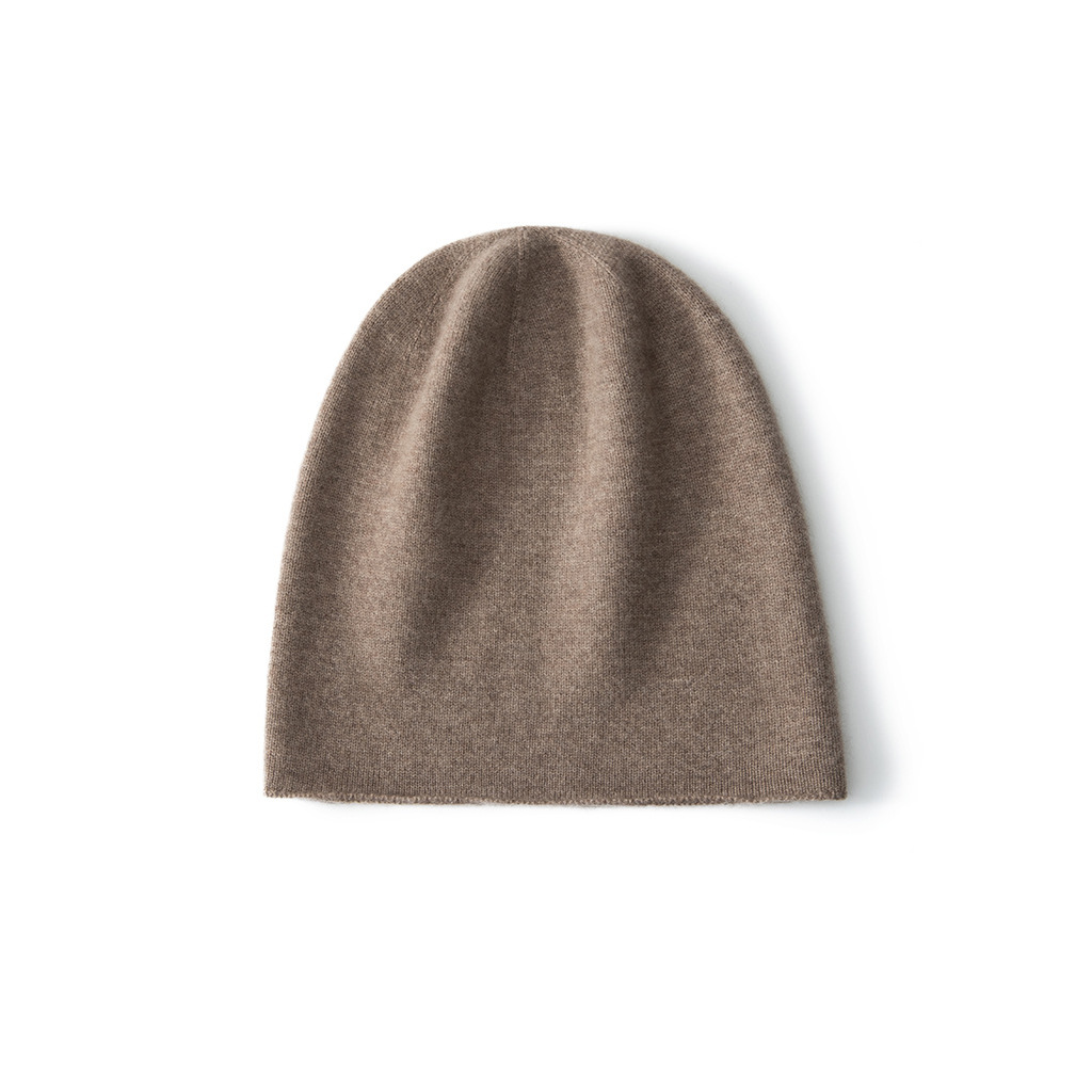 100% Cashmere Slouchy Beanie Simple Style REAL SILK LIFE