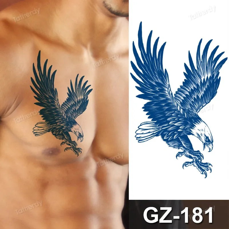 waterproof temporary tattoos men sleeve armband tattoo letter wings flowers long lasting juice ink tattoo sticker fake body art