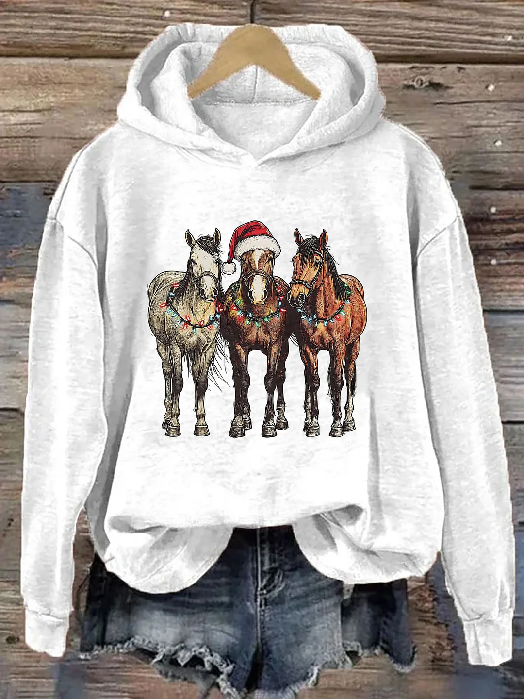 Horse Christmas Hoodie
