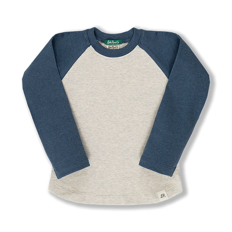 Midnight Long Sleeve Baseball Tee