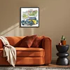 Yellow Classic Car - 14CT Counted Cross Stitch 26*30cm/10.24*11.81in