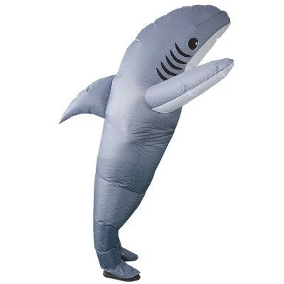 Inflatable Adult Dolphin Costume Sea Creature Costumes-elleschic