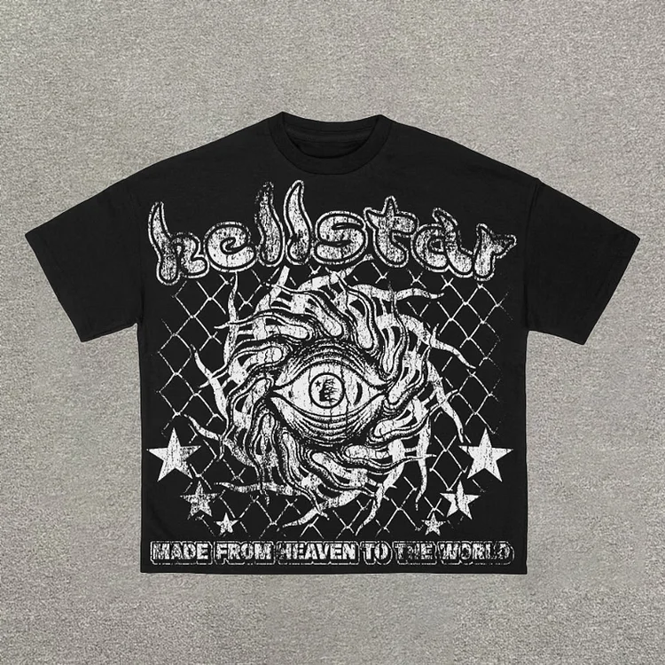 Vintage Hellstar Graphic 100% Cotton Short Sleeve T-Shirt