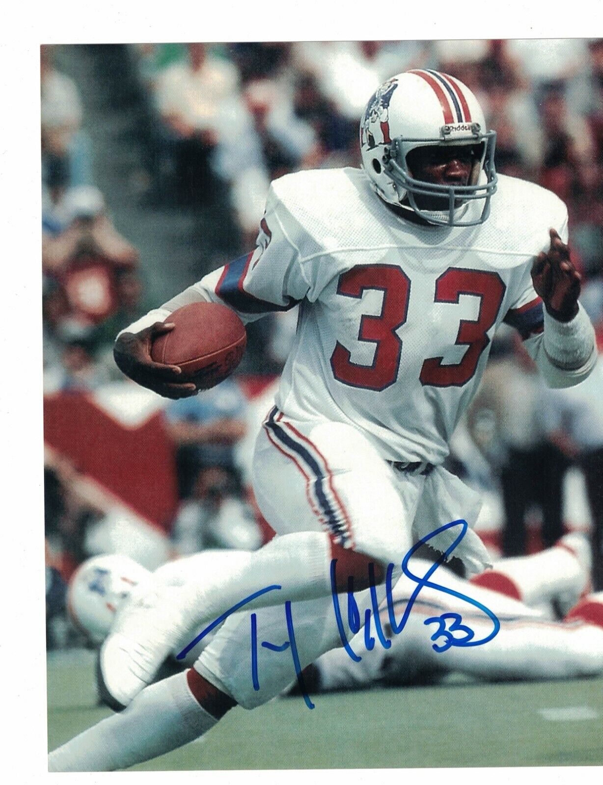 Tony Collins New England Patriots Signed 8 x 10