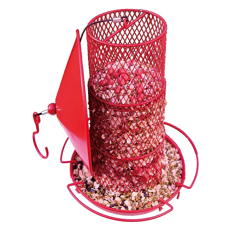 3 Layers Retractable Bird Feeders For Outdoors Hanging, Metal Bird Feeders