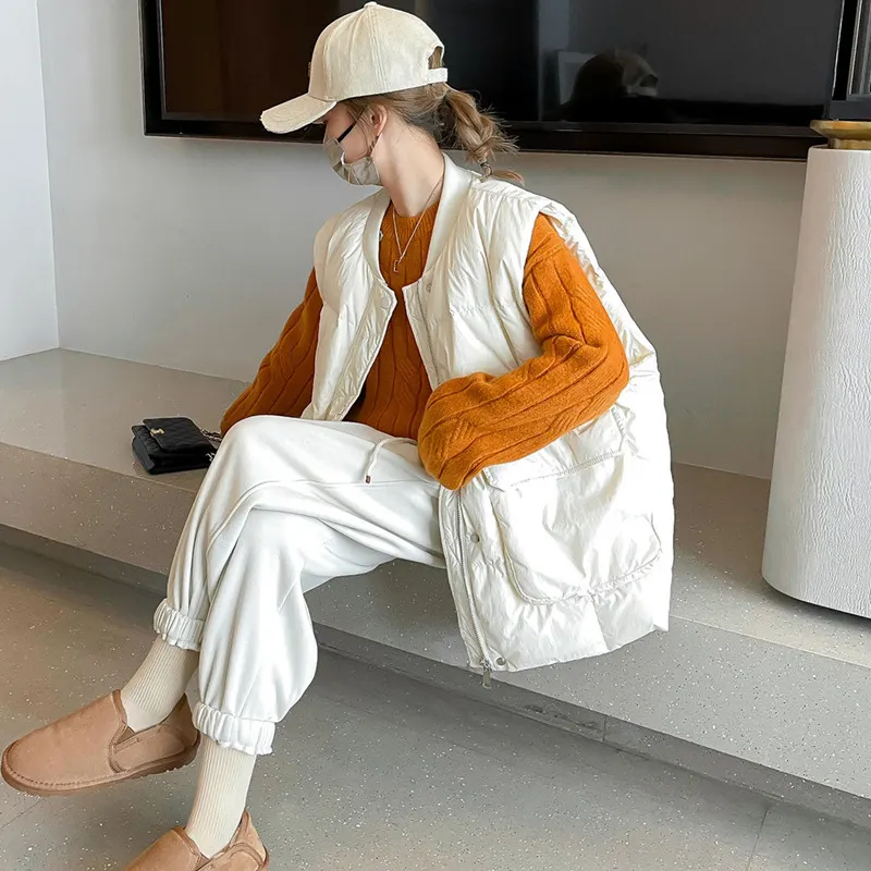 Churchf Churchf Feeling Languid Lazy Wind Twist Set Head Sweater Female Qiu Dong New Style Round Collar Loose Foreign Style All-Match Knit Sweater Jacket