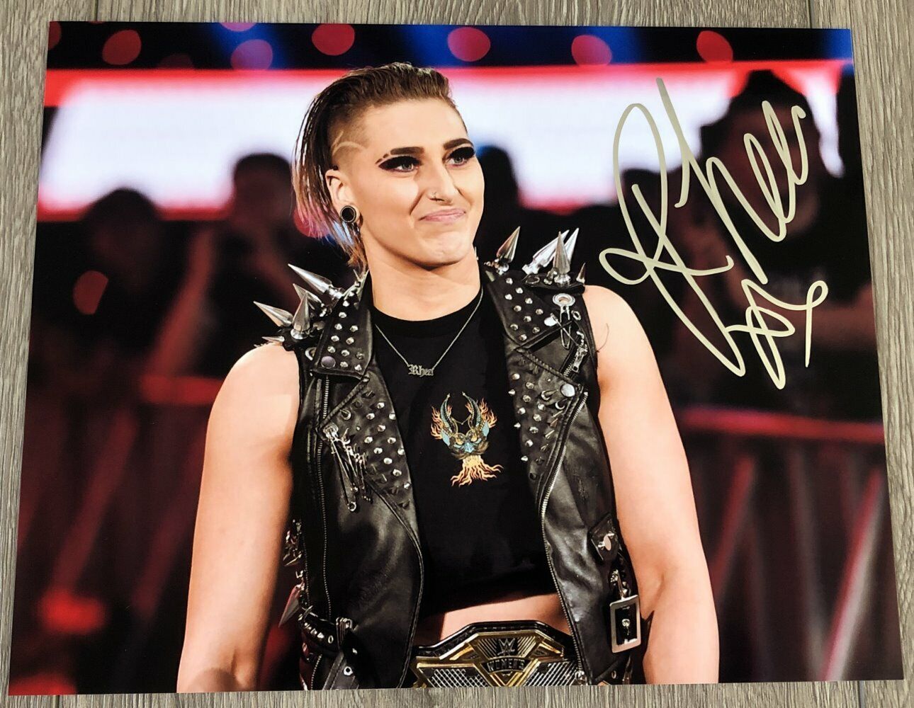 RHEA RIPLEY SIGNED AUTOGRAPH WWE RAW THE NIGHTMARE 8x10 Photo Poster painting D w/PROOF