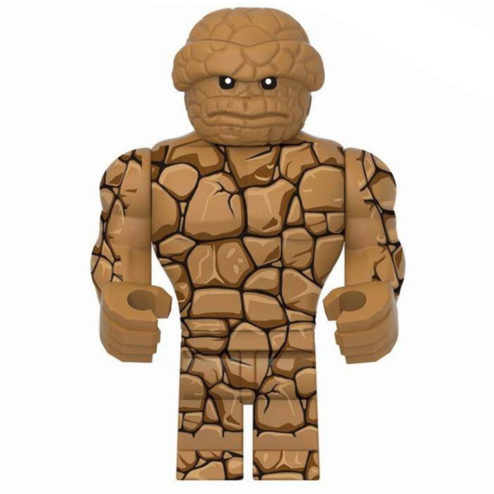 Thing (Fant4stic) Fantastic Four Custom Marvel Superhero Minifigure Minifigure Bricks monstertoys