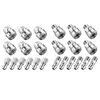 3/8 Inch Power Washer Quick Connect Kit Stainless Steel Adapter Set Power Washer Adapter Fittings Female/Male NPT Thread 12 Pcs 5000 PSI