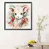 >SALE<5D DIY Full Round Drill Diamond Painting Christmas Sheep Home Decor 30x30cm