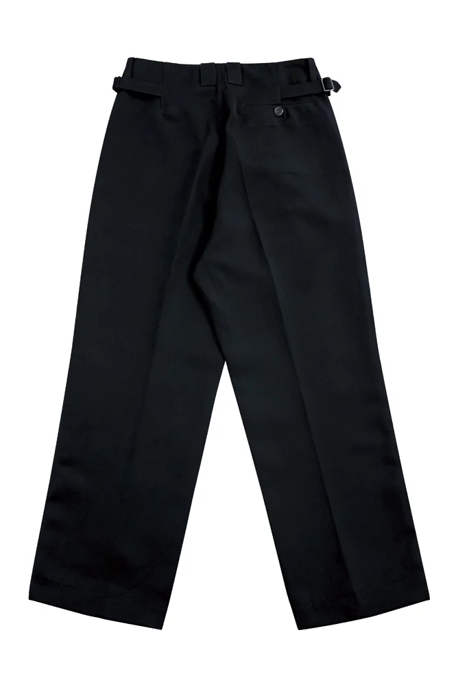   Elite German M1932 Black Gabardine Trousers With Pipe German-Uniform