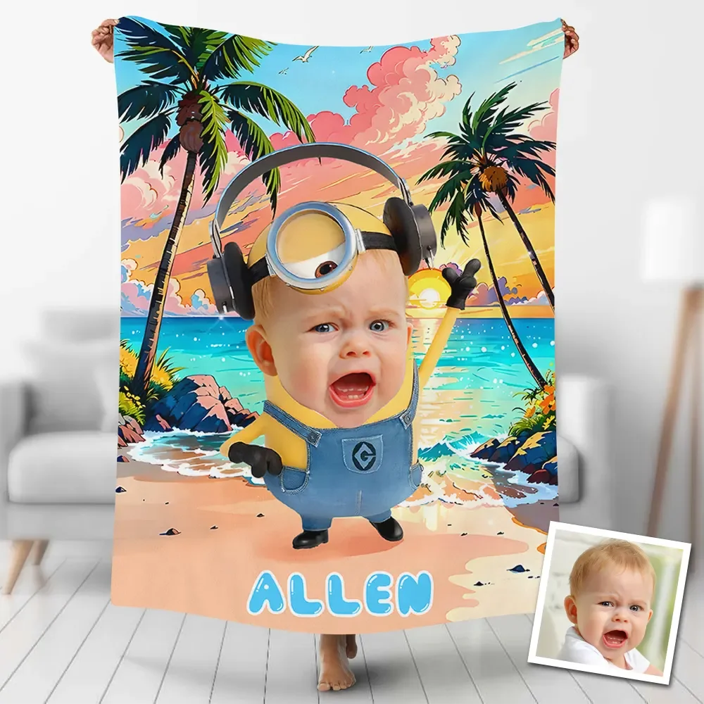 Custom Blanket Personalized Minime Pillow Makemesurprise