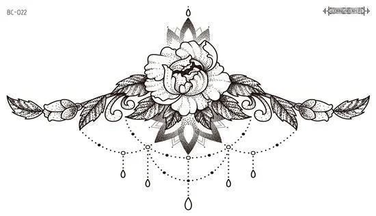 38 Kinds Adult Chest Back Tattoo Big Size Sexy Flowers Mandala Totem Waterproof Temporary Body Art Sticker tatouage temporaire