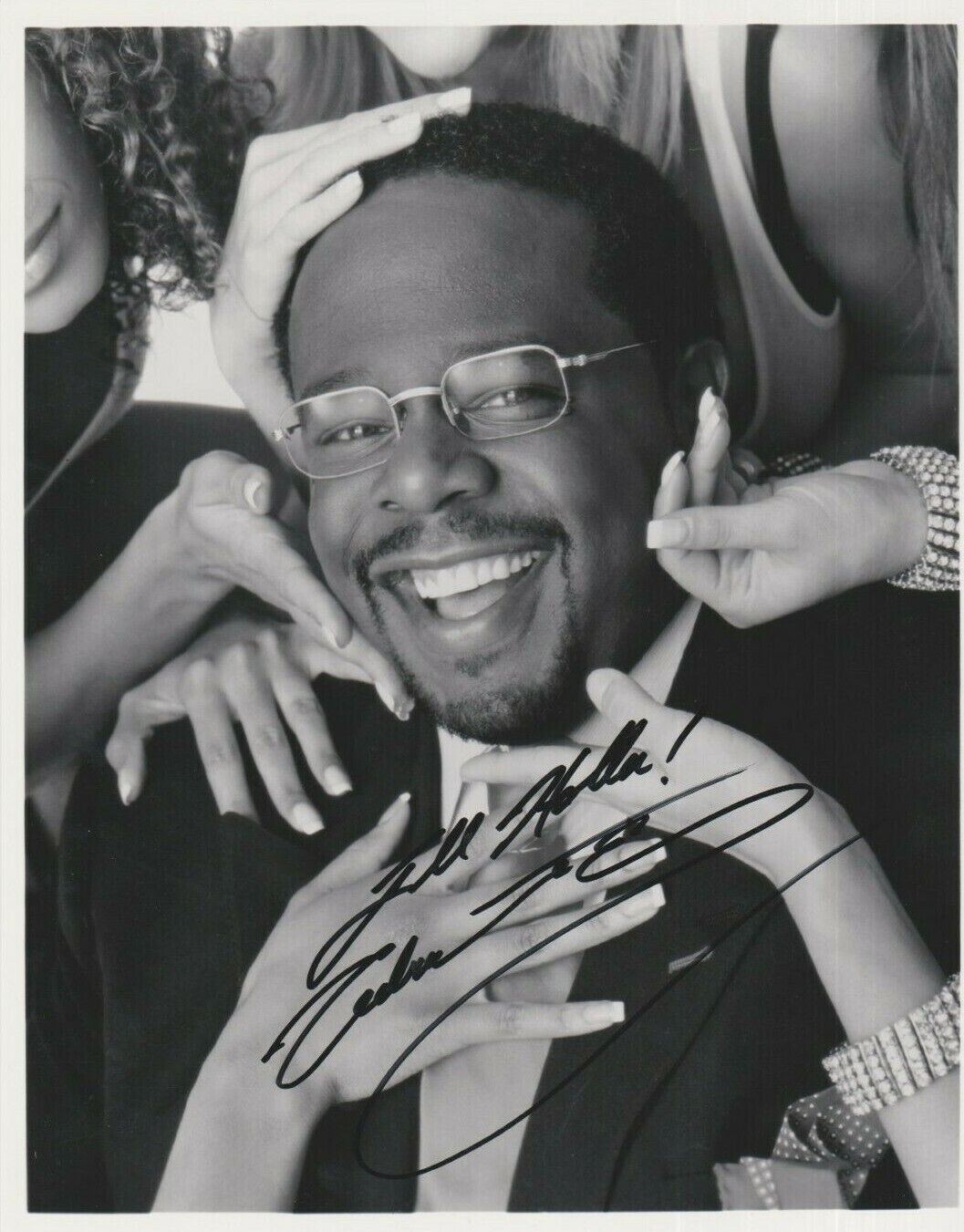 Cedric The Entertainer **HAND SIGNED** 10x8 Photo Poster painting ~ AUTOGRAPHED