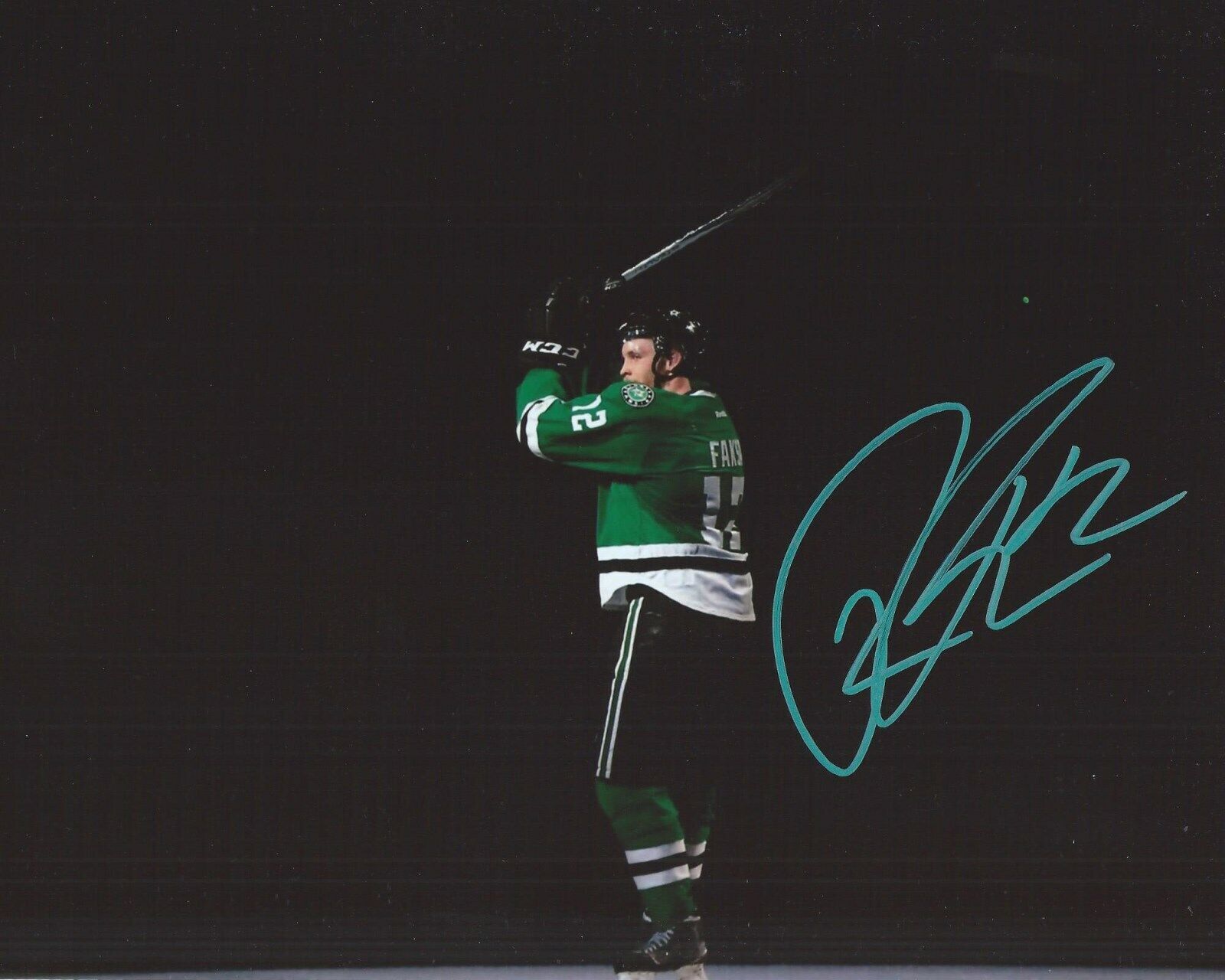 Radek Faksa Signed 8x10 Photo Poster painting Dallas Stars Autographed COA B