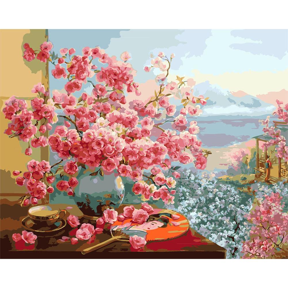 

40x50cm - Paint By Numbers Flowers, 501 Original