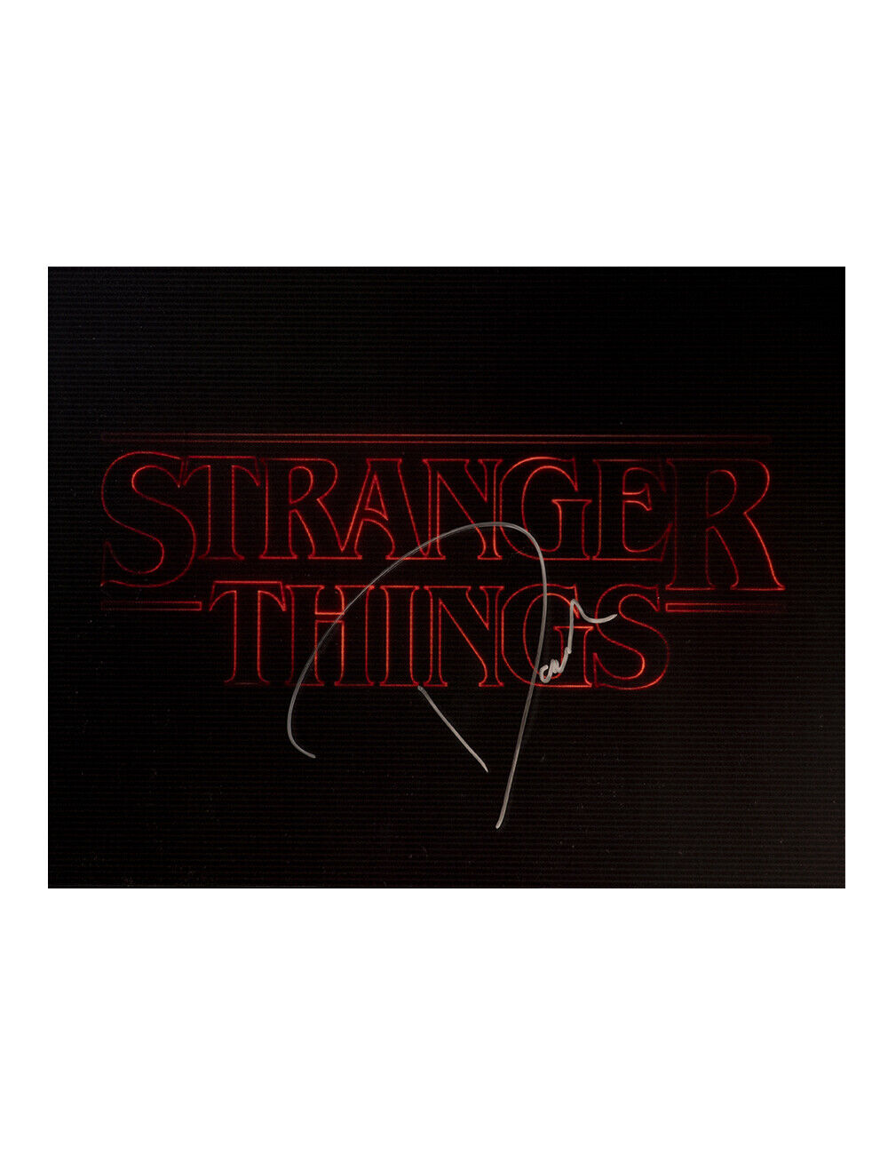 Stranger Things Print Signed by David Harbour 100% Authentic With COA