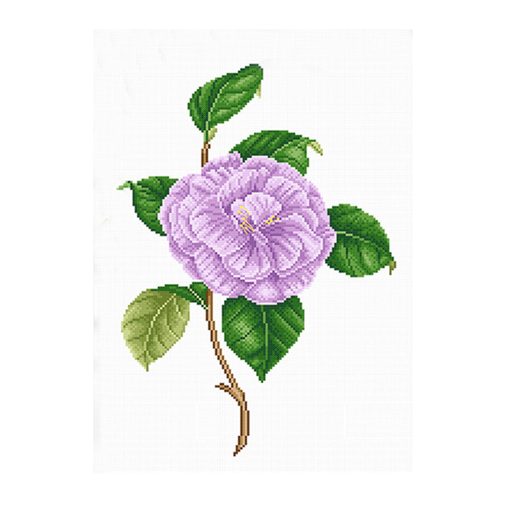

Purple Flower - 11CT Stamped Cross Stitch - 48*37CM, 501 Original