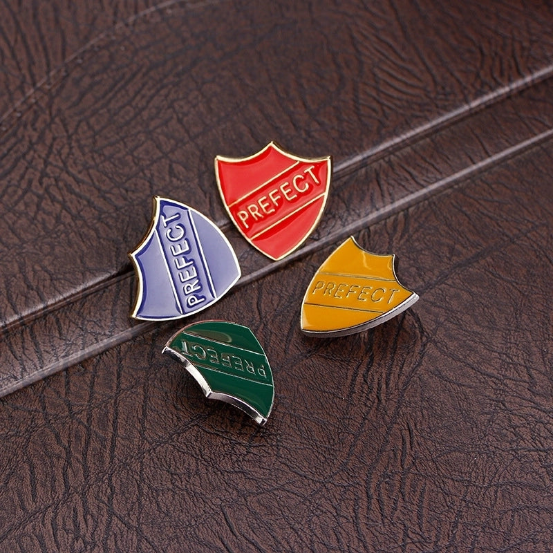 Cartoon Style Minimalist Streetwear Pin Letter Alloy Stamping Stoving Varnish Plating Unisex Brooches Collar Pin